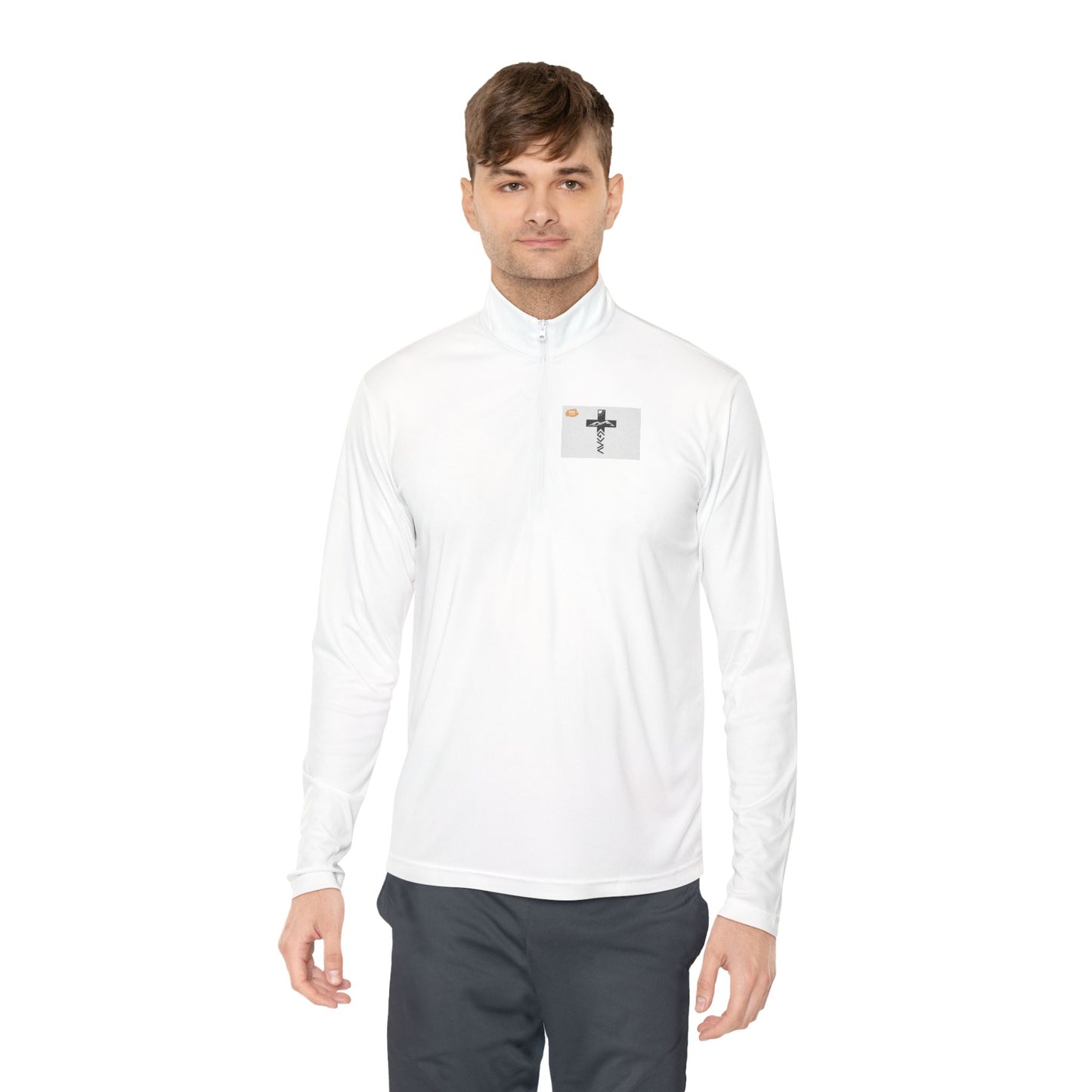 Rooted in Christ Unisex Quarter-Zip Pullover, Christian Clothing, Faith-Based Apparel, Outdoor Jacket, Inspirational Gift
