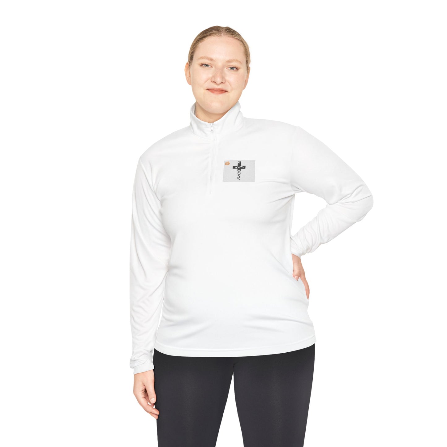 Rooted in Christ Unisex Quarter-Zip Pullover, Christian Clothing, Faith-Based Apparel, Outdoor Jacket, Inspirational Gift