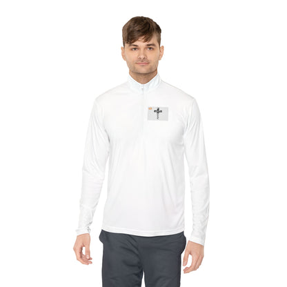 Rooted in Christ Unisex Quarter-Zip Pullover, Christian Clothing, Faith-Based Apparel, Outdoor Jacket, Inspirational Gift