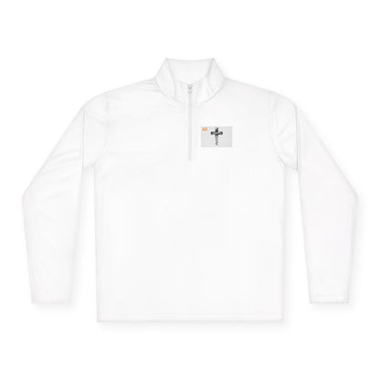 Rooted in Christ Unisex Quarter-Zip Pullover, Christian Clothing, Faith-Based Apparel, Outdoor Jacket, Inspirational Gift
