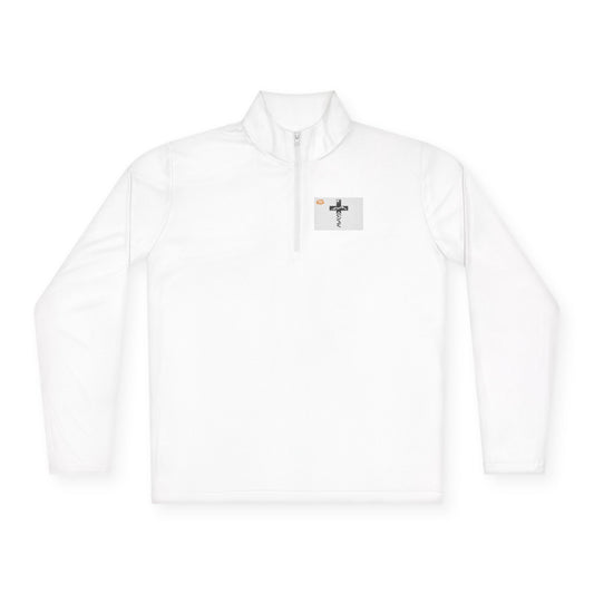 Rooted in Christ Unisex Quarter-Zip Pullover, Christian Clothing, Faith-Based Apparel, Outdoor Jacket, Inspirational Gift